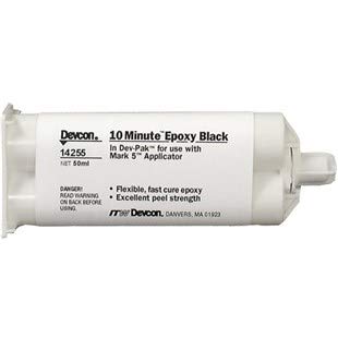Devcon 14255 10 Minute Epoxy Black 50 ML Dual Cartridge