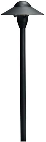Kichler 15470BKT Dome Path Light 6-Inch Textured Black 1