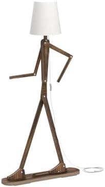 HROOME Cool Teak Floor Lamp with LED Bulb 1