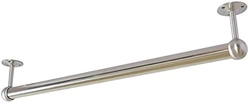 HYBXAQ Towel Bar Stainless Steel Brushed Silver 30cm Bathroom Holder