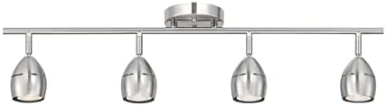 Westinghouse 4 Light LED Track Light Kit Brushed Nickel
