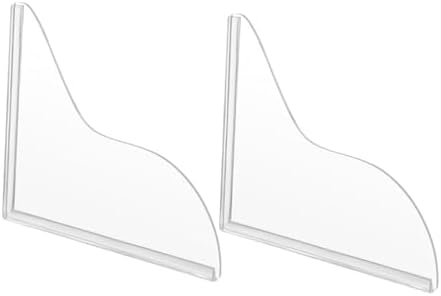 2Pcs Transparent Acrylic Water Barrier for Bathtubs Sinks 1