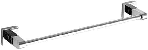 Wall Mounted Towel Bar Rail - 40cm to 100cm Stainless Steel Polished Silver