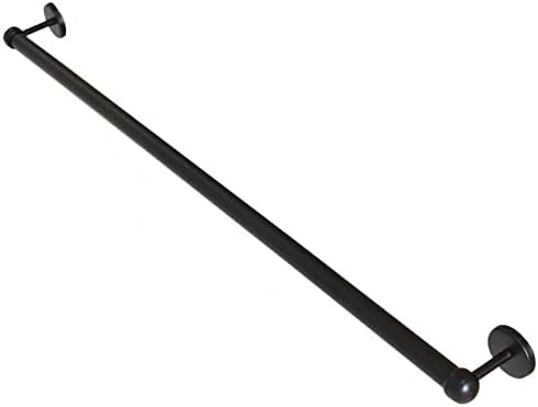 Stainless Steel Towel Hanger Matte Black 304 Rust-Proof
