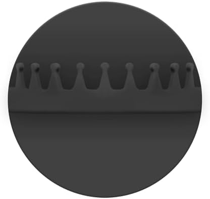 HINGTAI Hair Catcher Wall-Mount Suction Cup Drain Protector Black Reusable