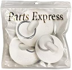 Parts Express 3 PCS Rubber Drain Stopper for Bath Sink and Bathtub