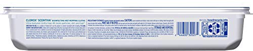Clorox Scentiva Disinfecting Wet Mopping Pad Refills 12 Count