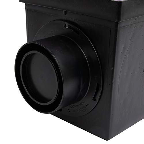 NDS 900BKITRTL1PK Square Catch Basin Drain Kit