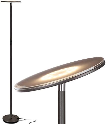 Brightech Sky LED Floor Lamp with Dimmer - Bronze 1