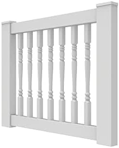 36 Vinyl T-Rail Gate Kit White