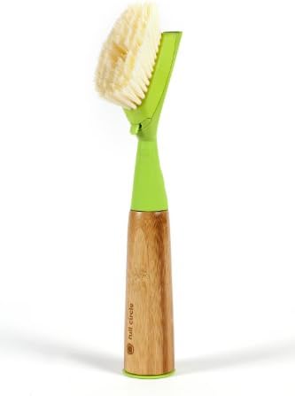 Full Circle Suds Up Soap Dispensing Dish Brush with Bamboo Handle
