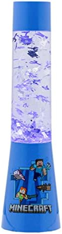 Paladone Minecraft Glitter Flow Lamp for Kids and Tweens