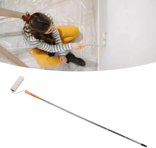 ZIZEV Telescoping Paint Roller Brush Rod for Kids and Bathroom Use