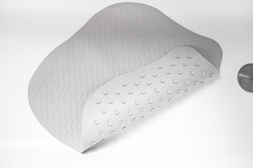 Ubbi Stingray Bath Mat for Baby Gray