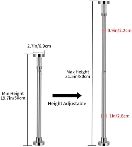 Sanbege 2 Pcs Adjustable Undermount Sink Brackets 1
