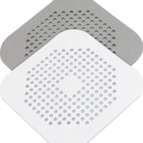 Silicone Hair Catcher Drain Cover for Shower and Bathtub