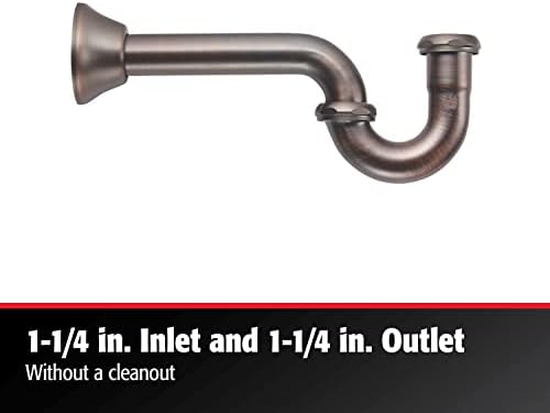 KEENEY K100VB Brass P-Trap with Deep Flange