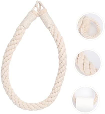 Gadpiparty Rope Wall Mounted Paper Towel Holder Black 1