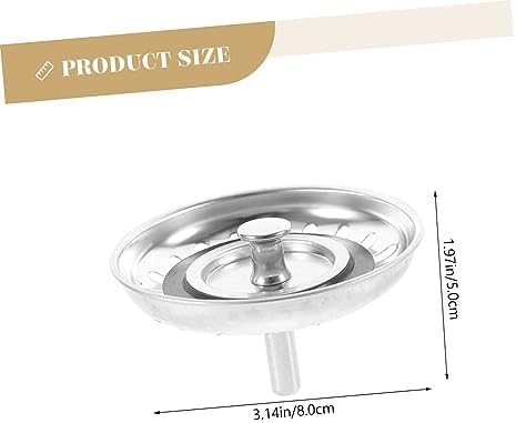 SEWACC Tub Stopper Drain Strainer for Kitchen Bathroom Laundry