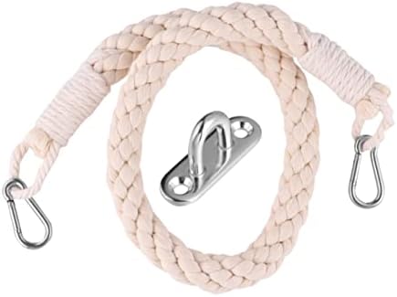 Nautical Style Toilet Paper Holder with Cotton Rope and Metal Hooks