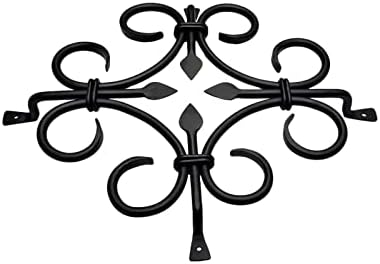 Prima Decorative Hardware Gate Speakeasy Grille - Black Iron 14x12x2