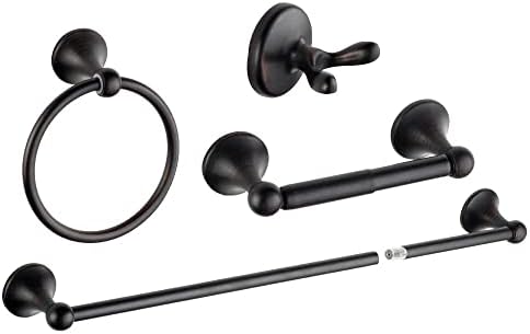 SUNTAI 8-Piece Bathroom Hardware Set Oil Rubbed Bronze