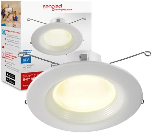 Sengled Smart Recessed Light Auto Pairing with Alexa 1-Pack