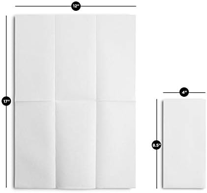 200 BloominGoods Disposable Bathroom Napkins - Linen-Feel Cloth-Like Made In USA