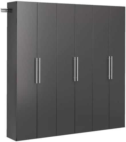 Prepac 3-Piece 72 Garage Cabinet Set Black