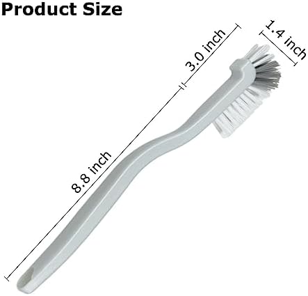 JIANYI 90 Right Angle Scrub Brush for Kitchen Sink and Tight Spaces