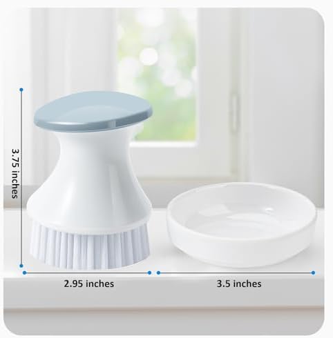 LINGTONG Dish Brush with Tray Set
