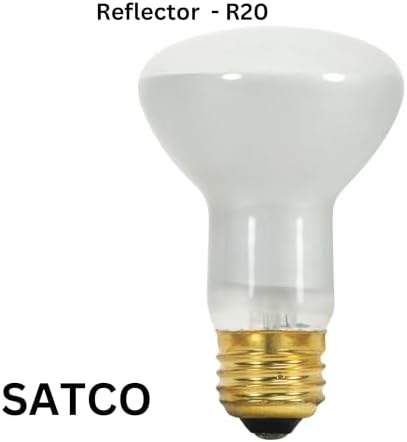 Satco 45W R20 Incandescent Bulb 6 Pack