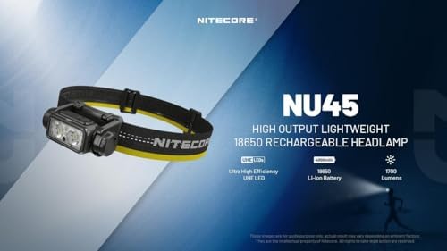 Nitecore NU25 NU45 Headlamp Combo with USB Cable