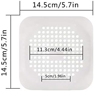 HSP-HSWITI Drain Hair Catcher with Suction Cups 2 Pack