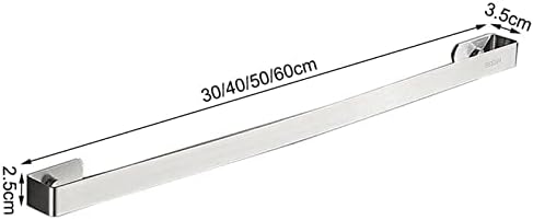 Stainless Steel Wall Mounted Towel Bar Rail - 30cm 118inch Silver