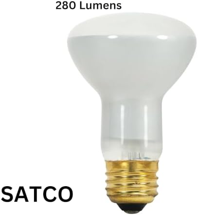 Satco 45W R20 Incandescent Bulb 6 Pack