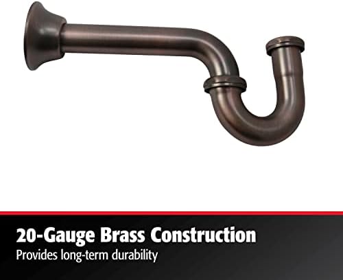 KEENEY K100VB Brass P-Trap with Deep Flange