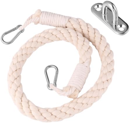 HOMSFOU Nautical Rope Toilet Paper Holder with Metal Hooks