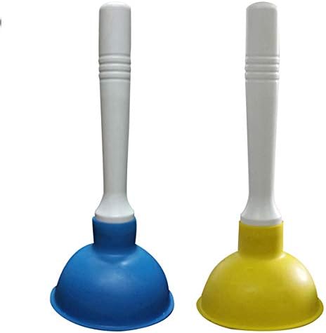 Coralpearl 9 Inch Short Handle Drain Plunger