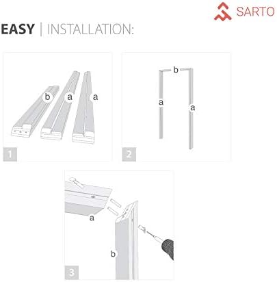 SARTODOORS French Double Panel Lite Doors 60x96 with Hardware