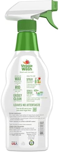 Veggie Wash Organic Fruit and Veggie Cleaner 16 Fl Oz Pack of 3