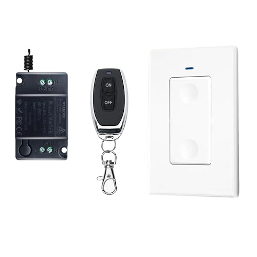 Wireless Remote Light Switch 1 Channel 10A 110V