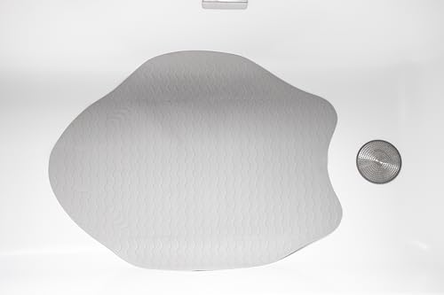 Ubbi Stingray Bath Mat for Baby Gray