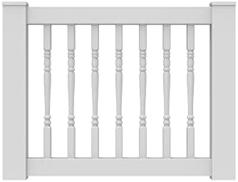 36 Vinyl T-Rail Gate Kit White