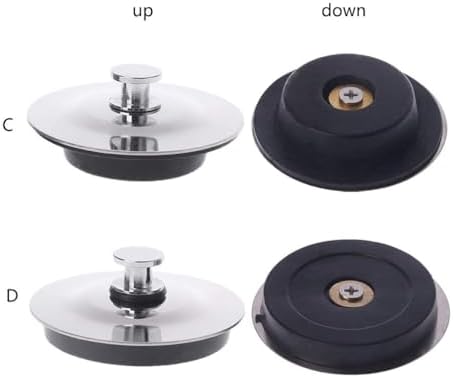 TENYELE Stainless Steel Rubber Drain Plug Water Stopper Tool