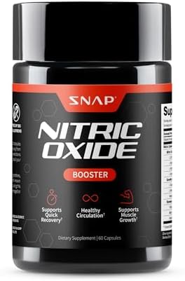 Snap Supplements Nitric Oxide Booster 60 Capsules