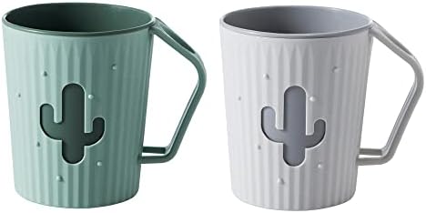 2pcs Childrens Bathroom Mouthwash Cup with Cartoon Design