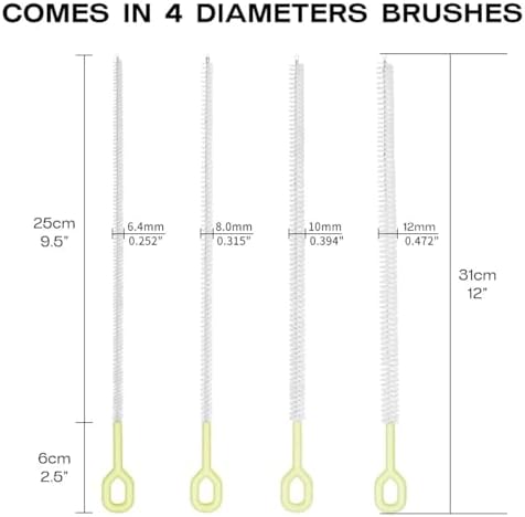 BRUSH FAMILY 12 Inch Straw Clean Brush Set