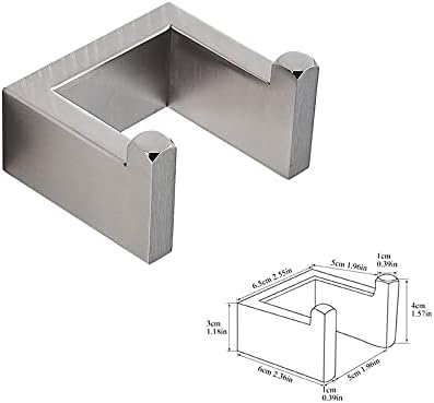 TiStm Towel Rail Brushed Hardware Set