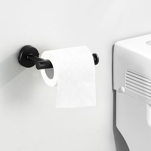 Lckppt 5 Piece Matte Black Bathroom Hardware Set